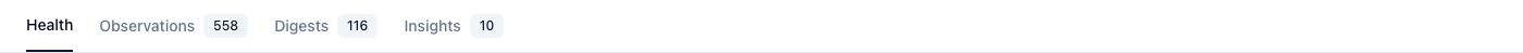 NavBar with all memory tiers